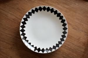 Gustavsberg Svart Ruter 21cm ץ졼 #2 Karin Bjorquist
