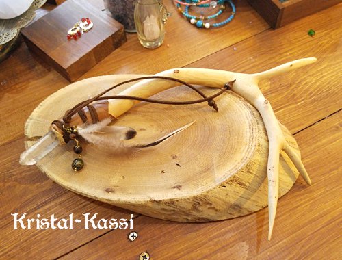 水晶 森の魔法使いのヒーリングワンド（魔法の杖） - Kristal-Kassi