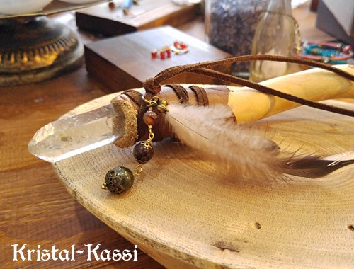 水晶 森の魔法使いのヒーリングワンド（魔法の杖） - Kristal-Kassi