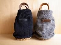 knit coverd basket