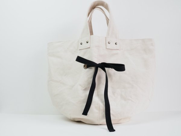 cotton canvas round TOTE BAG - ardem su o