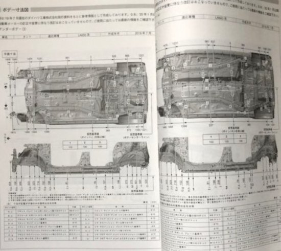 構造調査シリーズ/ダイハツ タント LA650S,LA660S 系 j-848