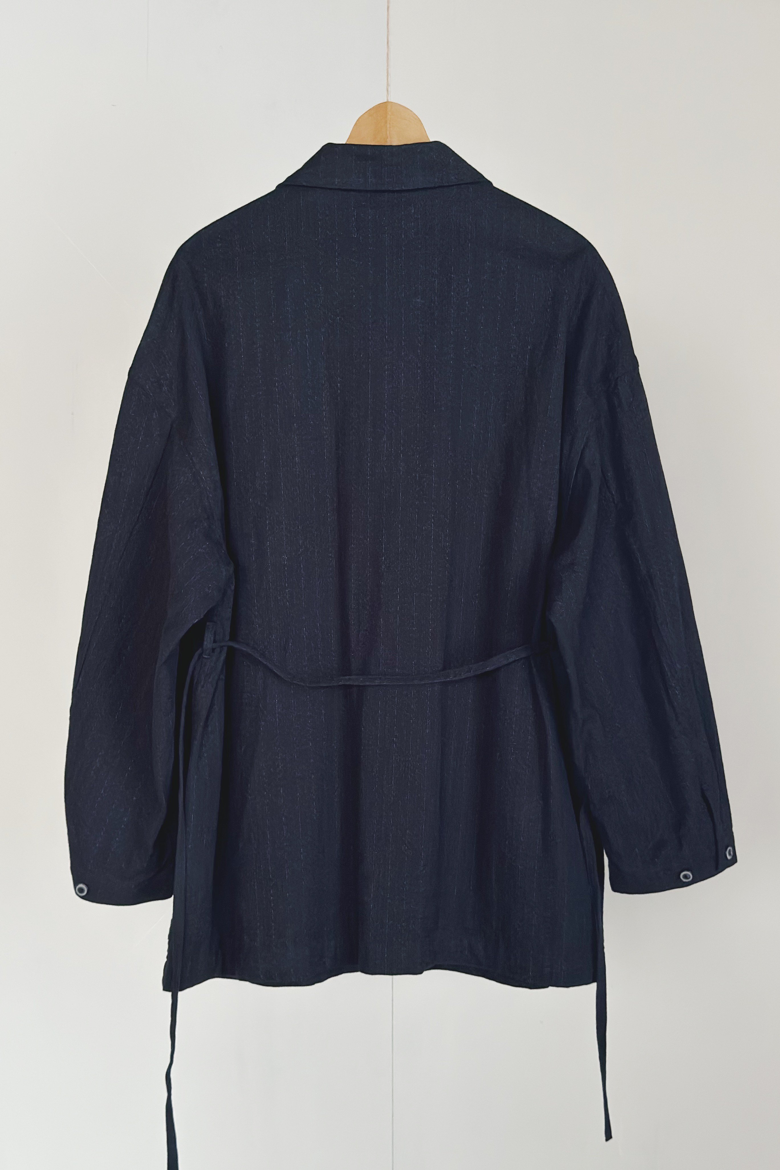 YOKO SAKAMOTO - WORK HAORI - BLACK | BORDEAUX-BB4