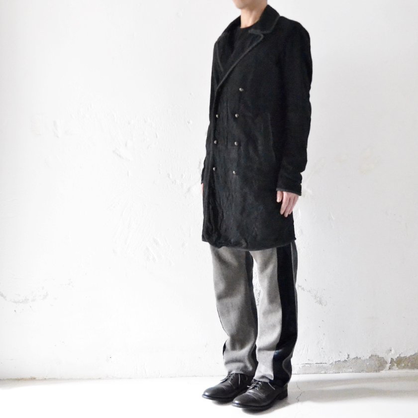 CHRISTIAN PEAU レザーコート BLACK | BORDEAUX-BB4