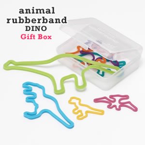 アッシュコンセプト アニマルラバーバンド ディノ（Dino）ギフトボックスのパッケージ画像
