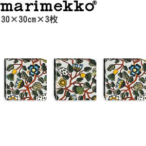 マリメッコ ファブリックパネル ピエニ ティアラ（Pieni Tiara）300×300×3枚【北欧雑貨】の商品画像