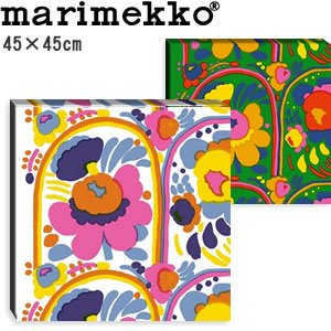 マリメッコ ファブリックパネル ピエニ カルセッリ（Pieni Karuselli）450×450【北欧雑貨/北欧生地】の商品画像