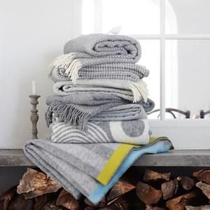 クリッパン（KLIPPAN）スローケット ハーバル W130×L200cm【北欧雑貨