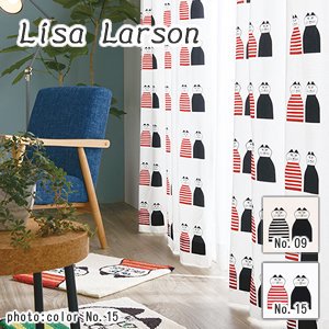 リサ・ラーソン（Lisa Larson）既製カーテン ミンミ 1枚入【北欧