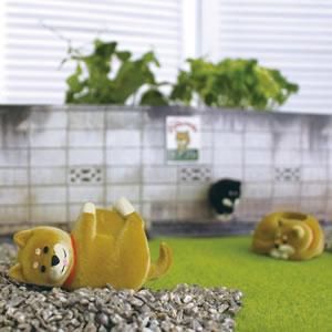 デコレ（DECOLE）わんころん 忠犬カードスタンド【柴犬雑貨