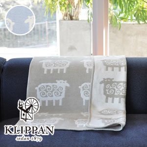 クリッパン（KLIPPAN）コットンブランケット ヒツジ ミニ W70×L90cm【ベビー/北欧雑貨】の商品画像