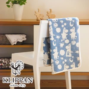 クリッパン（KLIPPAN）ミニブランケット ピルビ&ムーミン W70×L90cm【ベビー/北欧雑貨】の商品画像