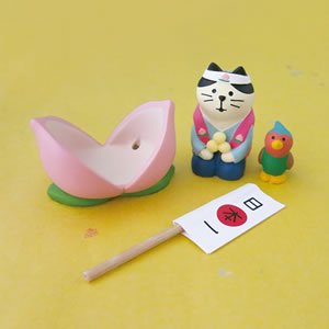 デコレ（DECOLE）コンコンブル 桃太郎猫どんぶらこセット【こどもの日