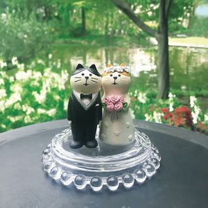 デコレ（DECOLE）コンコンブル ウエディングマスコット 洋装猫【結婚式 ...