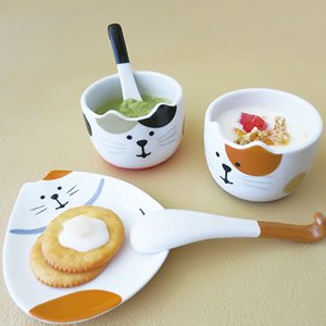 デコレ（DECOLE）コンコンブル しっぽスプーン付きデザートカップ【キッチン/食器】の商品画像