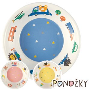 デコレ（DECOLE）PONOZKY メラミンランチボウル【子供用食器】の商品画像
