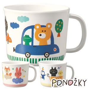 デコレ（DECOLE）PONOZKY メラミンカップ【子供用食器】の商品画像