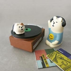 デコレ（DECOLE）コンコンブル レコードプレーニャー【置物】 - 北欧