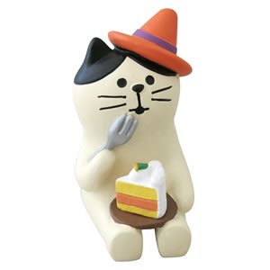 デコレ（DECOLE）コンコンブル かぼちゃケーキ猫【ハロウィン