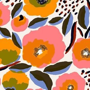 マリメッコ（marimekko）生地（ファブリック）ロサリウム 