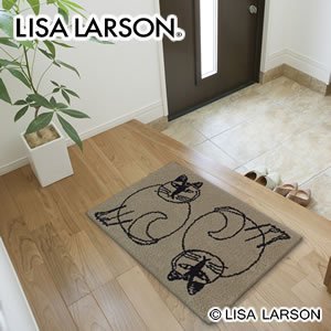 リサ・ラーソン（Lisa Larson）玄関マット シクステン【おしゃれ/北欧インテリア】の商品画像