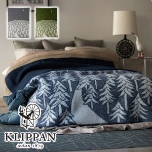 クリッパン（KLIPPAN）ウールブランケット FOREST シングル W130×L180cm【北欧雑貨】の商品画像