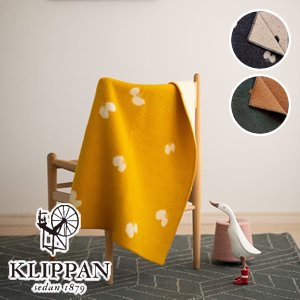 クリッパン（KLIPPAN）ウールブランケット CHOUCHO ミニ W65×L90cm【北欧雑貨】の商品画像