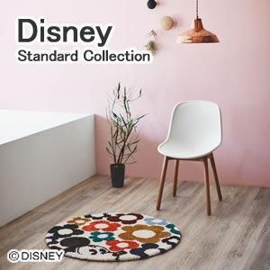 ディズニー ラグマット ミッキー ハイドインフラワー【円形ラグ