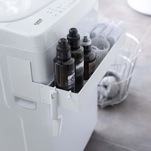 マグネット伸縮洗濯機ラック タワー【ランドリー収納/おしゃれ】の商品画像