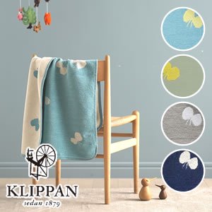 クリッパン（KLIPPAN）コットンブランケット CHOUCHO ミニ W70×L90cm【北欧雑貨】の商品画像