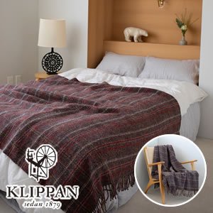 クリッパン（KLIPPAN）リサイクルウールスロー スクエア W130×L200cm【北欧寝具】の商品画像