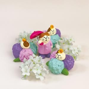 コンコンブル まとめ売り あじさい猫など18点 おまけ1点 楽天市場】【 完売商品 】 あじさいさん コンコンブル 梅雨飾り