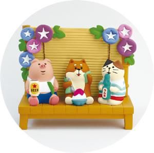デコレ（DECOLE）コンコンブル なつやすみの庭 暑がり氷わんこ