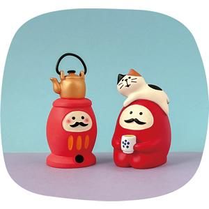 デコレ(DECOLE)コンコンブル 福物 猫かぶりだるま【置物 デコレ(DECOLE)コンコンブル 福物 猫かぶりだるま【置物