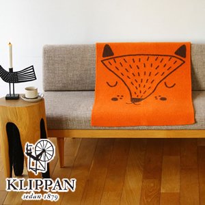 クリッパン（KLIPPAN）ウールブランケット フォックス ミニ W65×L90cm【ベビー/北欧雑貨】の商品画像