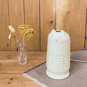 美品　デコレ　しっとり壺　まねき猫　加湿器　DECOLE ZCB-92055 デコレ（DECOLE）コンコンブル しっとり壷 福猫だるま【加湿器