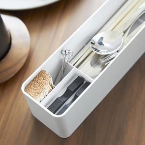 蓋付きカトラリーケース タワー ロング【キッチン収納/おしゃれ