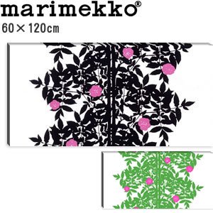 マリメッコ ファブリックパネル ルースプー（Ruusupuu）600×1200