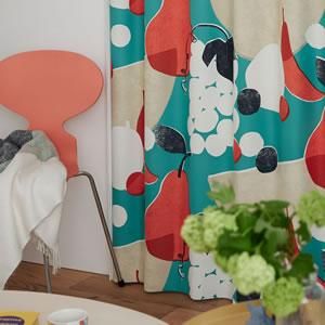 遮光カーテン フルーツフルーツ（FRUITS FRUITS）1枚入【北欧/おしゃれ