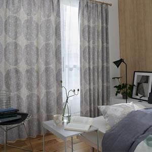 遮光カーテン トピアリー（TOPIARY）1枚入【北欧/おしゃれ