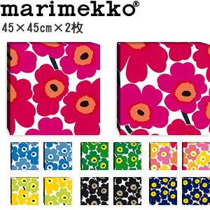 marimekko マリメッコ　大小ファブリックパネル2枚　北欧