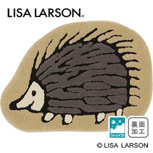 リサ・ラーソン（Lisa Larson）ダイカットマット ハリネズミ【おしゃれ/北欧インテリア】の商品画像