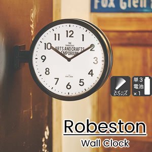 掛け時計 ロベストン（Robeston）両面【北欧/インテリア】の商品画像