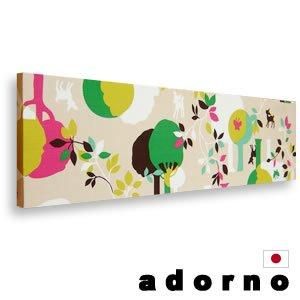 adorno（アドルノ）/ファブリックパネル/フォレスト アニマル/300×1200×30mm【北欧雑貨】 -  北欧ラグ・おしゃれなカーテン・人気インテリア収納通販 | Puolukka