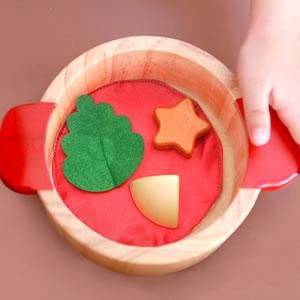 ウッディプッディ はじめてのおままごと おなべでグツグツセット