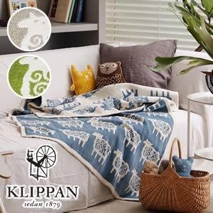 【新品】クリッパン　コットンブランケット リネン＆シュニールコットン シングルブランケット（クリッパン