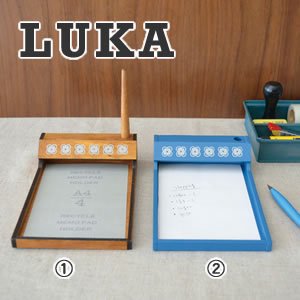デコレ（DECOLE）LUKA ライティングMEMOホルダー 各色【北欧風雑貨】の商品画像