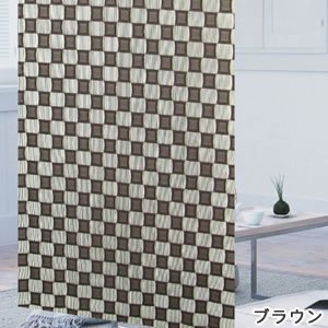 ファニーストリングカーテン チェス 95×176cm【パネルカーテン/北欧】★の商品画像