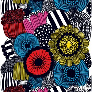 マリメッコ（marimekko）生地（ファブリック）シィールトラプータルハ（Siirtolapuutarha）【10cm単位販売/海外正規品（フィンランド直輸入）】  - 北欧ラグ・おしゃれなカーテン・人気インテリア収納通販 | Puolukka