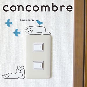 デコレ（DECOLE）concombre まったりスイッチステッカー【北欧雑貨】の商品画像